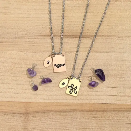 ImpressArt&reg; 9.5mm Balloon Animals Metal Stamps Pack {6}