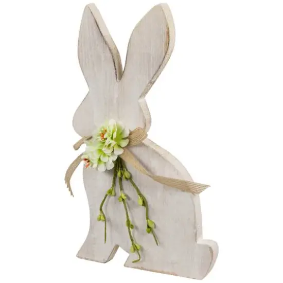 11.25" Distressed Rabbit Silhouette Easter D&eacute;cor {4}