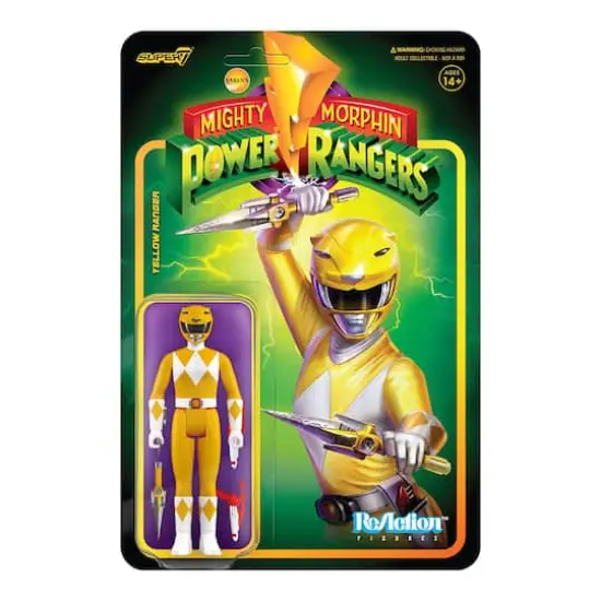 Mighty Morphin Power Ranger Yellow Ranger Action Figure {1}