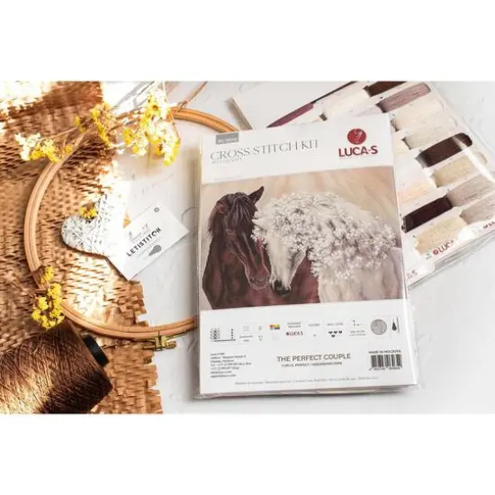 Luca-S The Perfect Couple Counted Cross Stitch Kit {8}