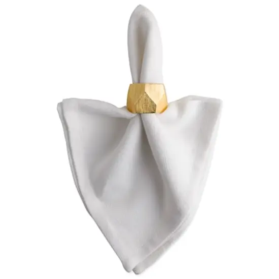 DII&reg; Gold Triangle Band Napkin Rings, 6ct. {4}