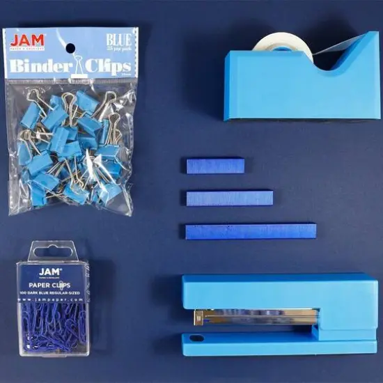 JAM Paper Office Starter Kit Blue {5}