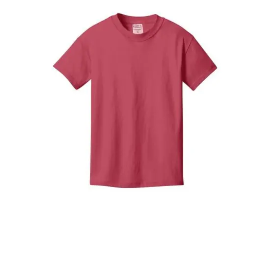Port & Company&reg; Beach Wash Garment-Dyed Youth T-Shirt Merlot {1}