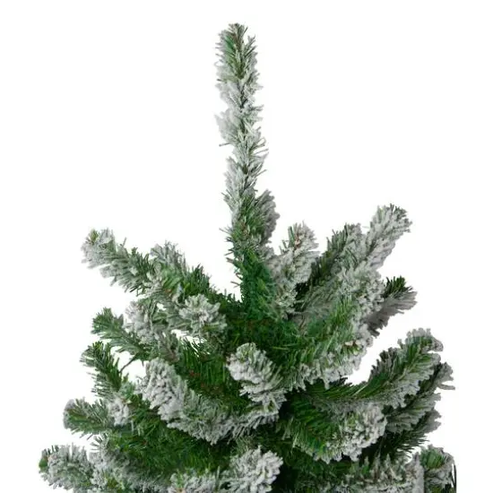 4ft. Unlit Medium Flocked Alpine Artificial Christmas Tree {5}