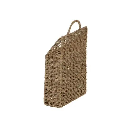 Household Essentials Rectangular Wicker Hanging Baskets {9}