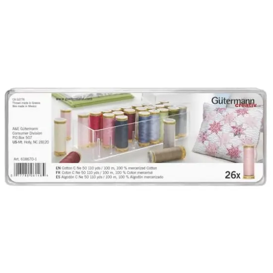 G&uuml;termann&reg; 26 Spool Cotton Premium Thread Set {4}