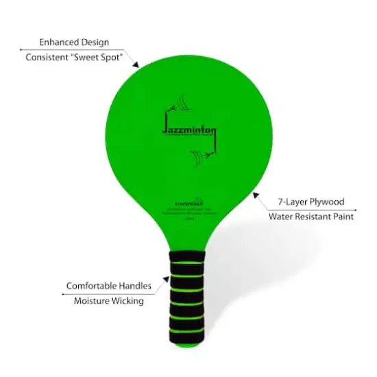 Funsparks&reg; Jazzminton&reg; Standard Paddle Ball Game {7}