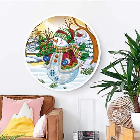 Sparkly Selections Snowman Diamond Painting Wall Decoration {1}