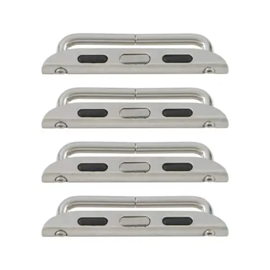 Rhodium Smart Watch Band Connectors, 4ct. by Bead Landing&trade; {1}