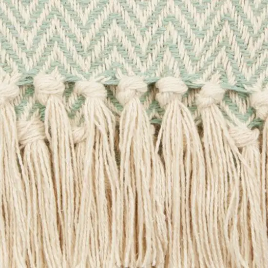 DII&reg; Handloom Chevron Throw Jadeite {5}