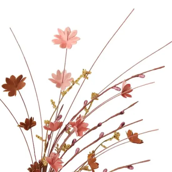 22" Wildflower Wreath by Ashland&reg; Pink {4}