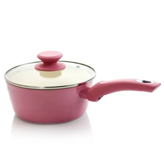 Gibson Home&reg; Plaza Caf&eacute; 7-Piece Lavender Aluminum Nonstick Cookware Set {8}