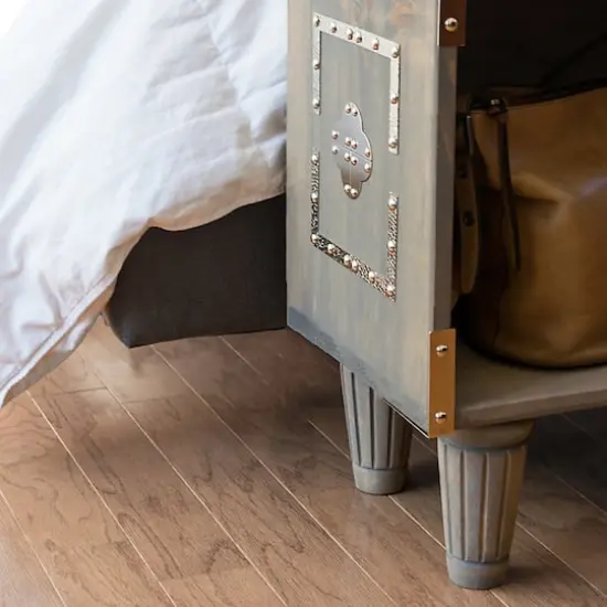 Dritz&reg; Home Pack of 3 Large Textured Quatrefoil Corners, 3ct. Nickel {5}