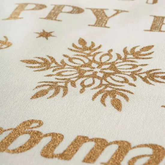 DII&reg; Gold Christmas Collage Napkins, 6ct. {10}