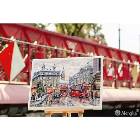 Merejka London Counted Cross Stitch Kit {5}