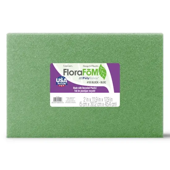 FloraCraft&reg; FloraFōM Block Green {3}
