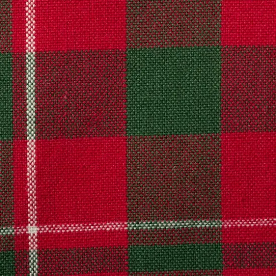 DII&reg; 108" Tartan Holly Plaid Table Runner {7}