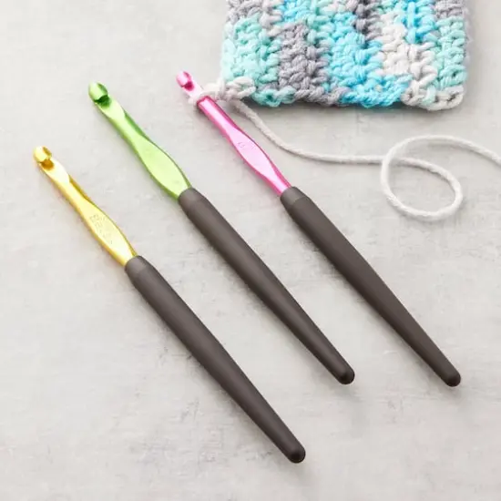 Susan Bates&reg; Soft Ergonomic&trade; Crochet Hook Set, I- K {3}