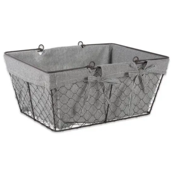 DII&reg; Gray Chicken Wire Egg Basket {1}
