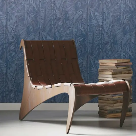 RoomMates Swaying Fronds Peel & Stick Wallpaper Navy {5}