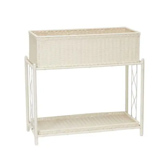 Household Essentials Raised Plant Stand White {1}