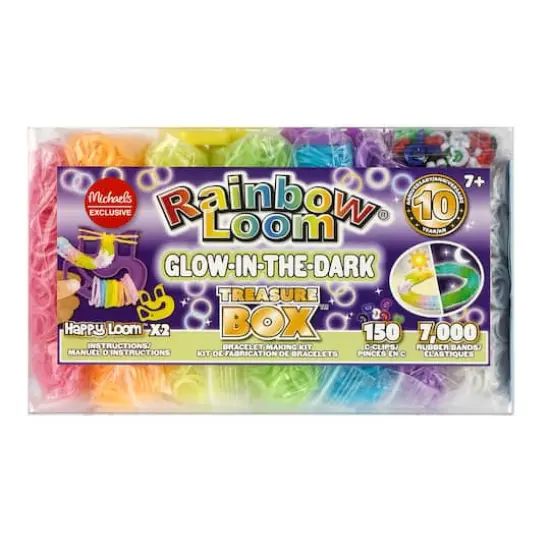 Rainbow Loom&reg; Glow-In-the-Dark Treasure Box&trade; Bracelet Making Kit {1}