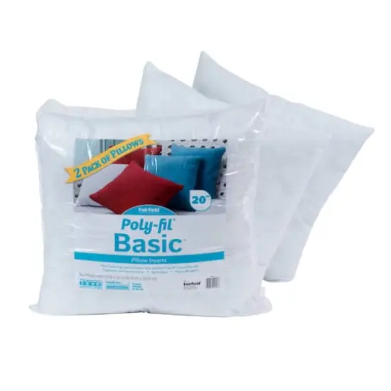 Poly-Fil&reg; 20" x 20" Basic Pillow Inserts, 2ct. {3}