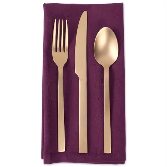 DII&reg; Oversized Napkin, 6ct. Eggplant {4}