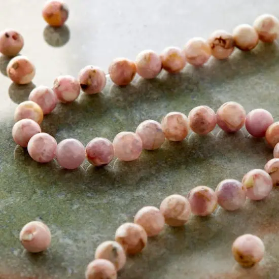 Pink Imitation Kunzite Round Beads by Bead Landing&reg;, 4mm {3}