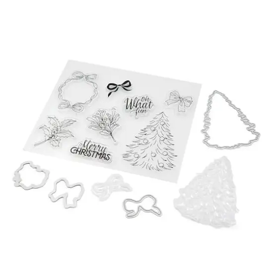 Oh What Fun Clear Stamp & Die Set by Recollections&trade; {3}