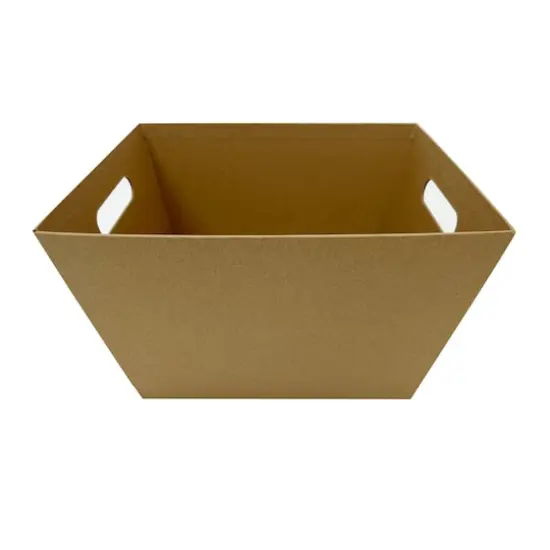 12.5" Paperboard Gift Basket by Celebrate It&trade; Kraft {1}