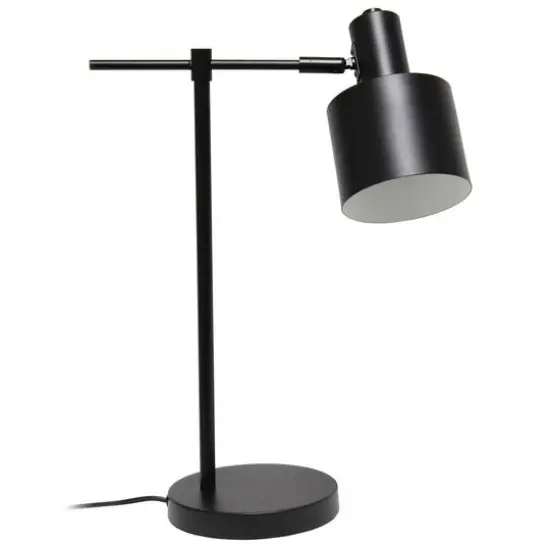 Lalia Home Mid Century Modern Metal Table Lamp Black {1}