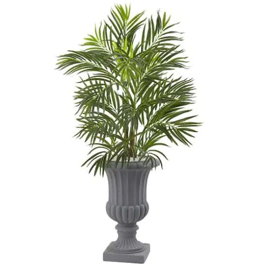 3.5ft. Areca Palm Tree in Gray Urn {1}