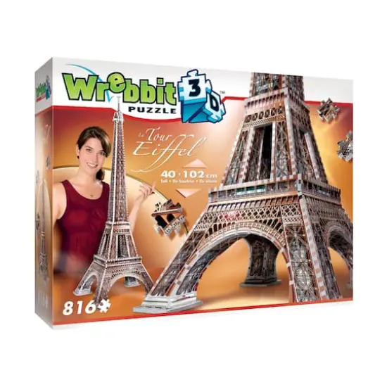 Wrebbit 3D Puzzle&trade; Eiffel Tower 816 Piece Puzzle {3}