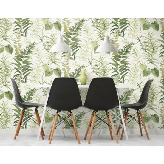 RoomMates Fern Forest Peel & Stick Wallpaper Mural Green {5}