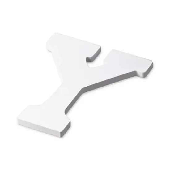 9" White MDF Whimsy Letter by Make Market&reg; Y {4}