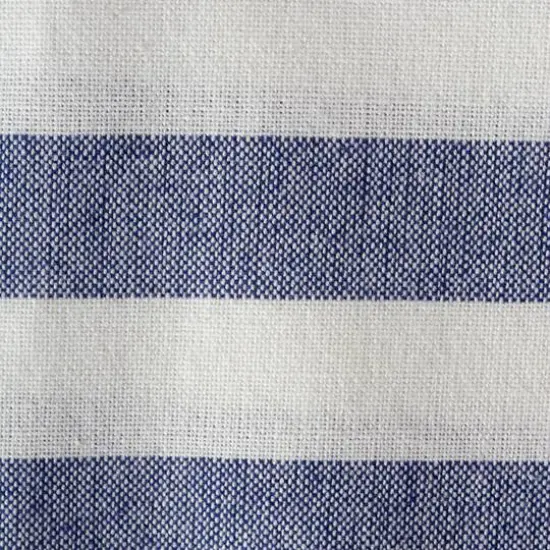 DII&reg; Striped Fouta Towel with Fringe Nautical Blue {6}
