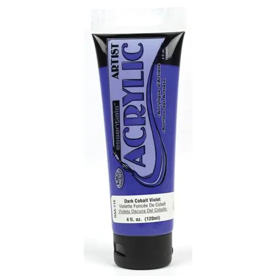 Royal & Langnickel&reg; Essentials&trade; Artist Acrylic Paint, 120mL Dark Cobalt Violet {1}