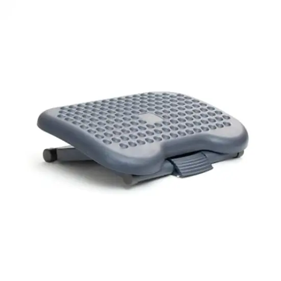 Mind Reader 18" Black Ergonomic Pressure Relief Foot Rest {1}