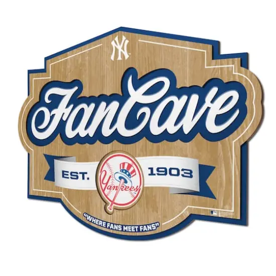MLB Fan Cave Sign New York Yankees {1}