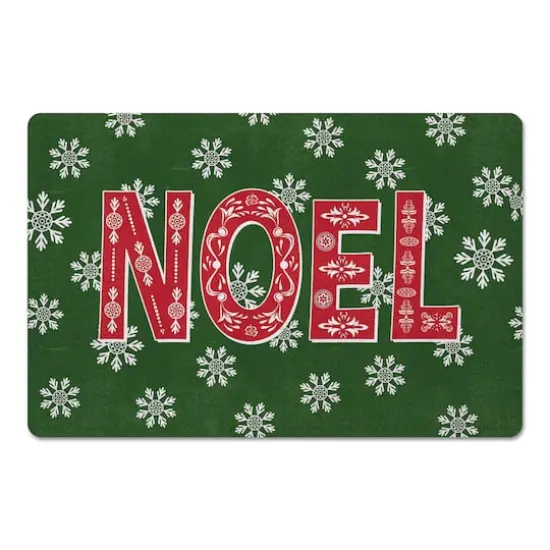 Scandinavian Noel Floor Mat {1}