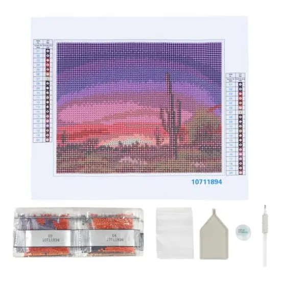 Desert Sunset Painting Diamond Art by Make Market&reg; {3}