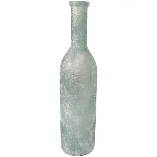 29" Frosted Spanish Bottle Glass Vase {4}