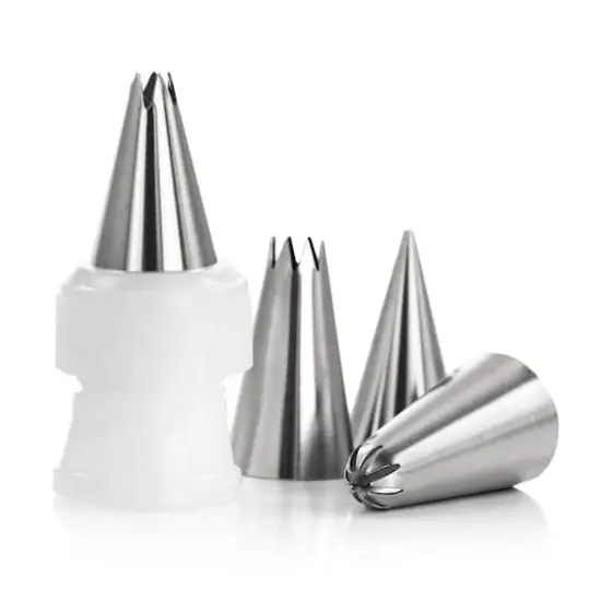 Martha Stewart Stainless Steel Cake Decorating Nozzles Set {6}