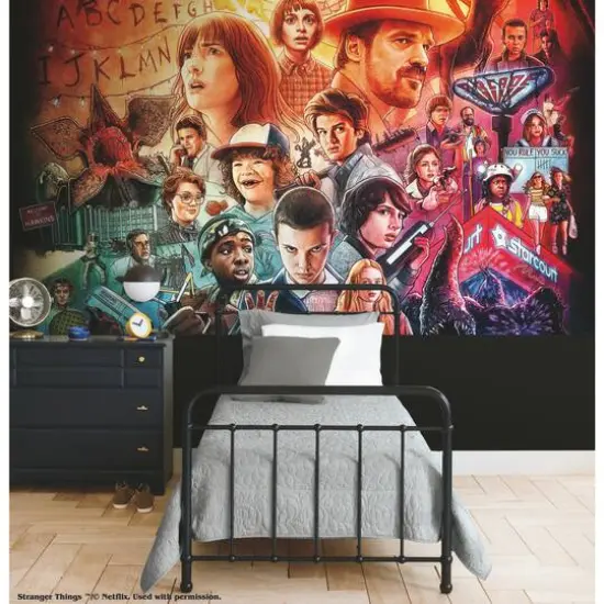 RoomMates Netflix Stranger Things Mural {3}