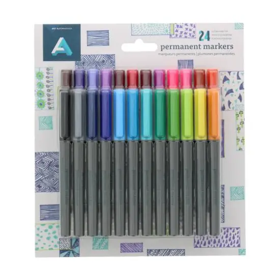 Art Alternatives Extra-Fine Permanent Marker 24 Color Set {1}