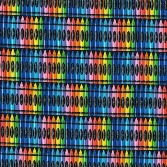 Fabric Traditions Crayons Cotton Fabric {3}