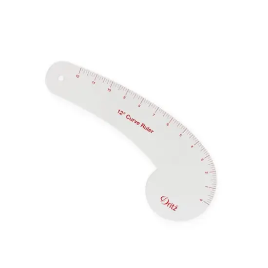 Dritz&reg; 12" Clear Curved Ruler For Pattern Drafting {3}