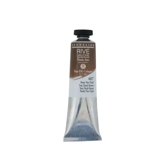 Sennelier Rive Gauche Oil Paint, 40mL 407 Van Dyke Brown {1}