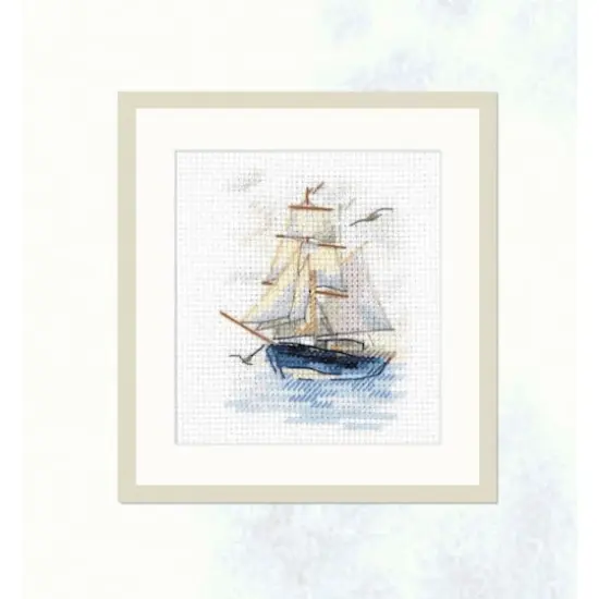Alisa Sailing Ship Cross Stitch Kit {3}